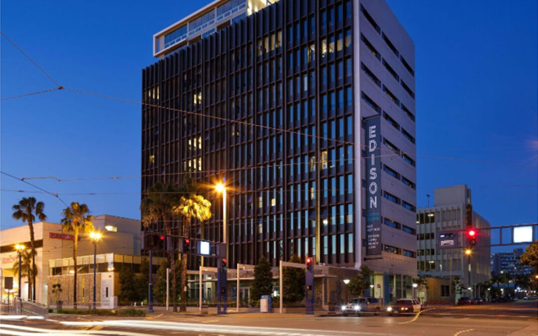 Edison Apartment Building Night View